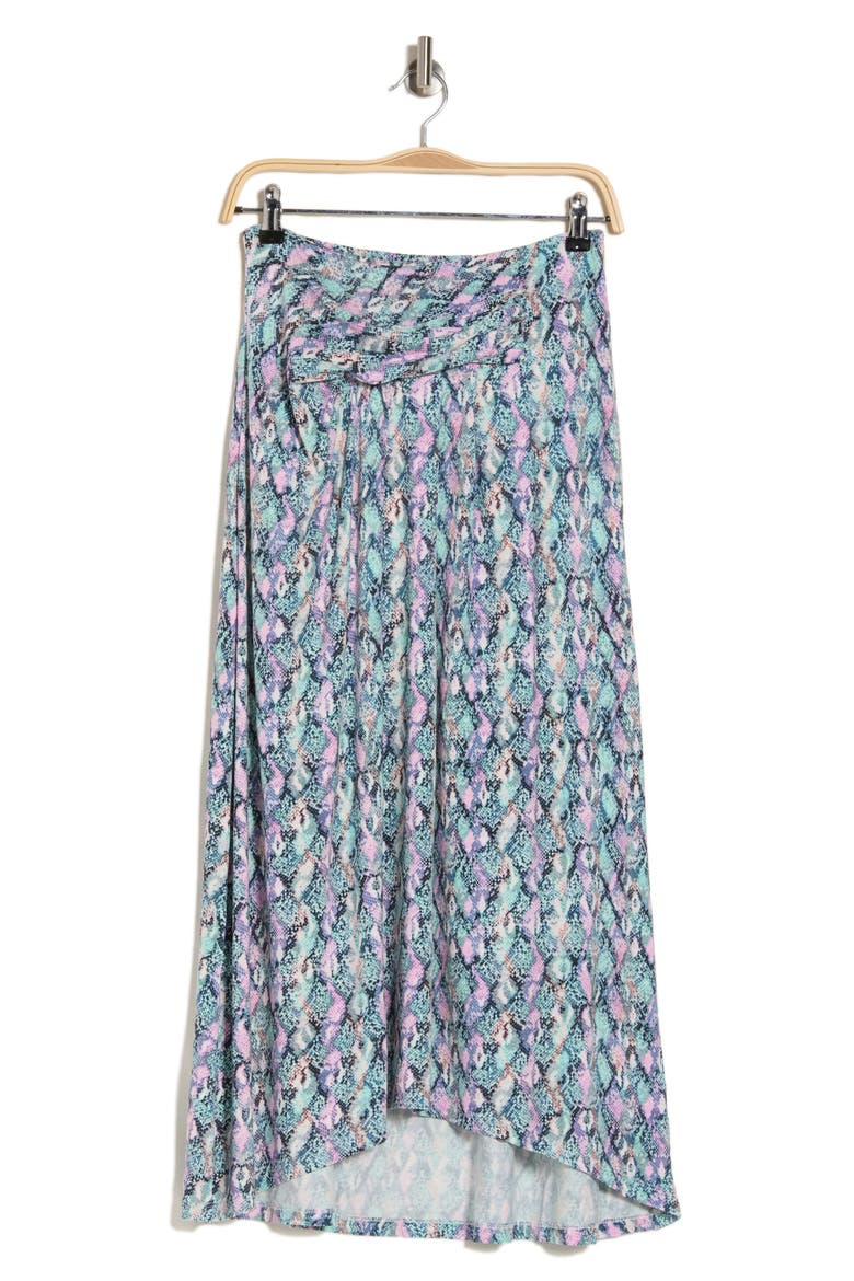 Trina Jersey Skirt, Alternate, color, SPRING SNAKE