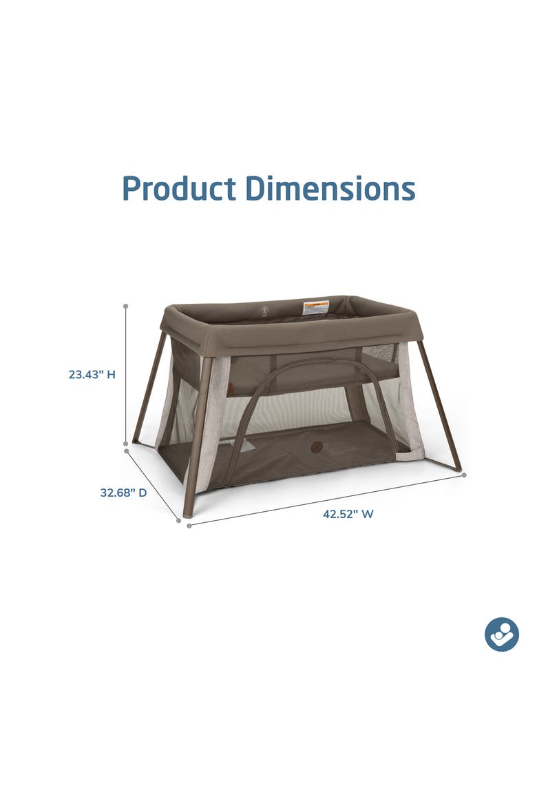 Calao 3-in-1 Travel Playard, Alternate, color, CLASSIC TRUFFLE
