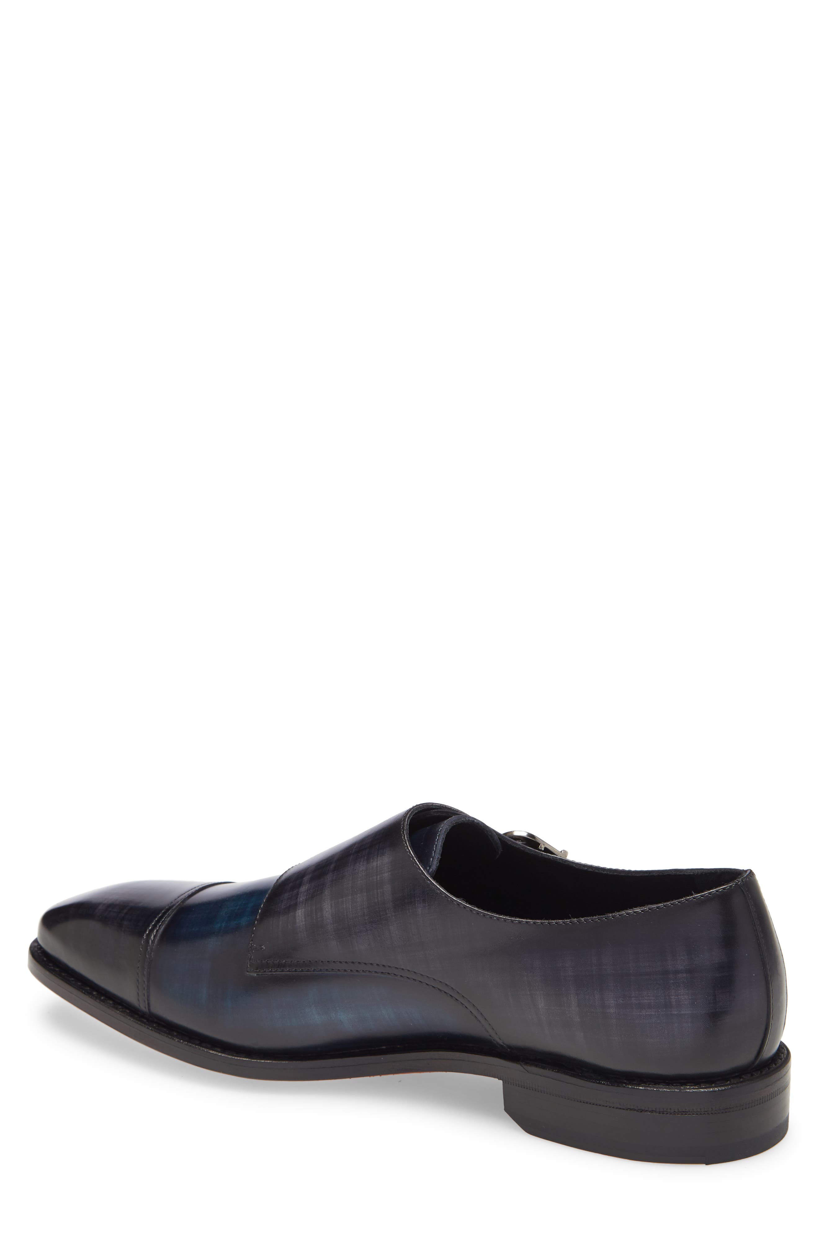 Ike Behar Regal Double Monk Strap Shoe, Alternate, color, 