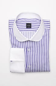 BRISK Bengal Twill Stripes Pima Cotton Shirt