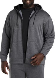 Reebok Big & Tall Performance Zip-Front Hoodie