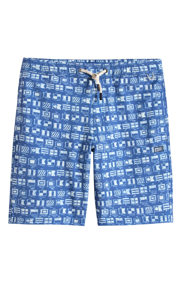 Salty Crew Kids' Crew Volley Swim Trunks, Main, color, True Navy