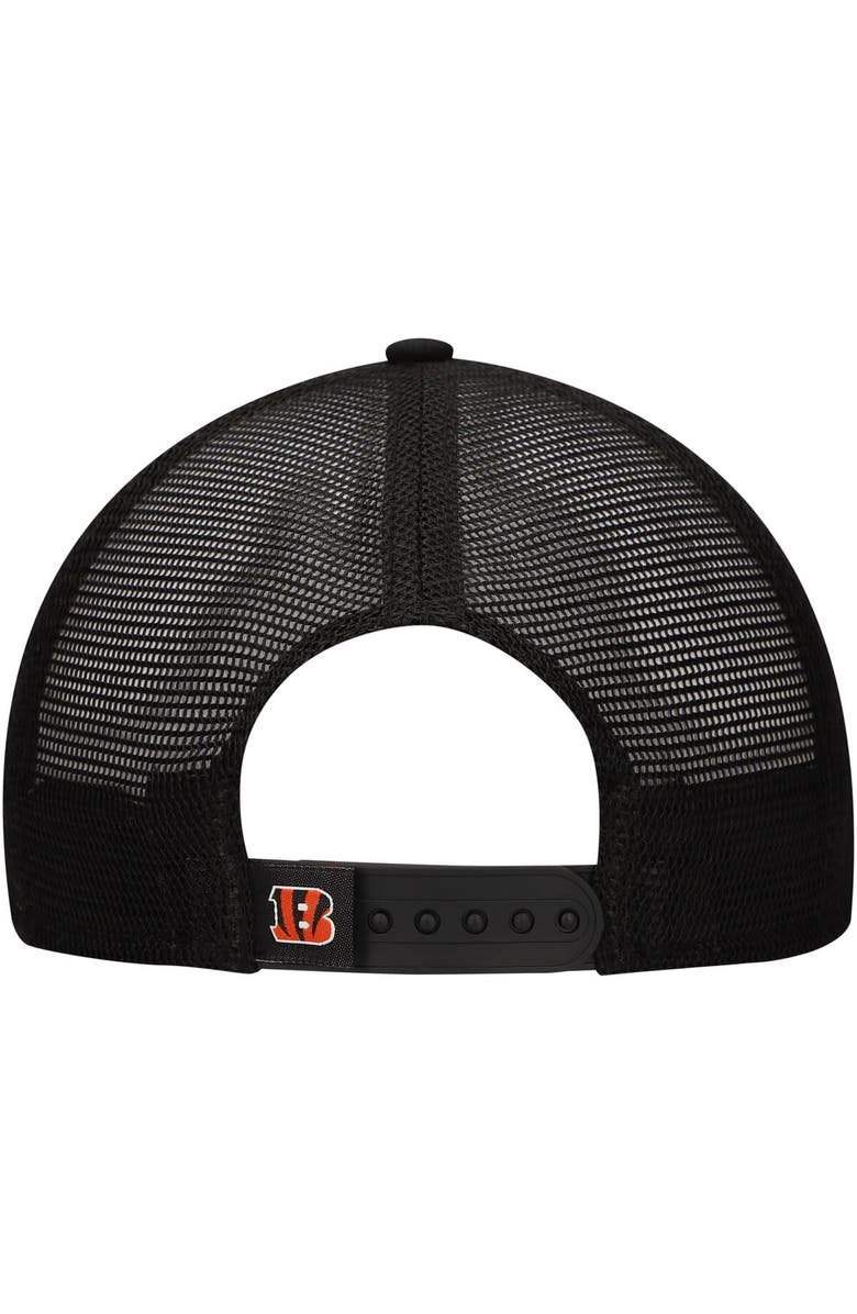 New Era Men's New Era Black Cincinnati Bengals Game Day 9TWENTY Adjustable Trucker Hat, Alternate, color, 