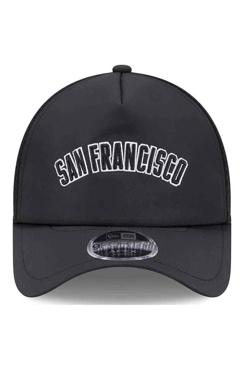 Men's New Era Black San Francisco Giants 2026 Batting Practice Alternate Apex 9FORTY Adjustable Hat, Alternate, color, Black