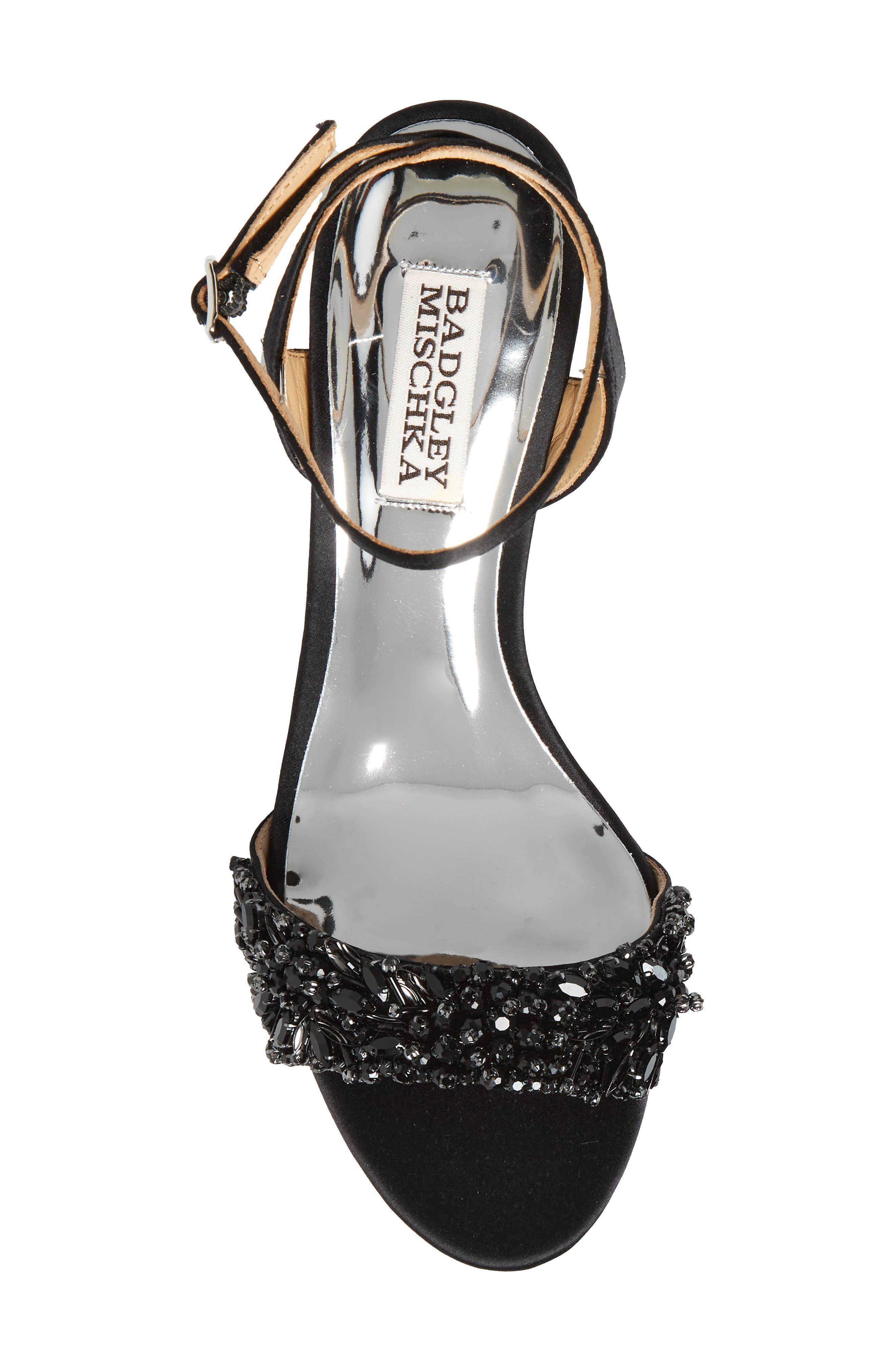Badgley Mischka Collection Badgley Mischka Richelle Embellished Ankle Strap Sandal, Alternate, color, 