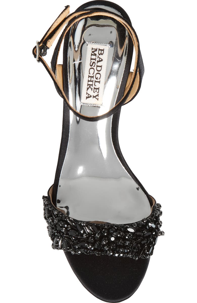Badgley Mischka Collection Badgley Mischka Richelle Embellished Ankle Strap Sandal, Alternate, color,