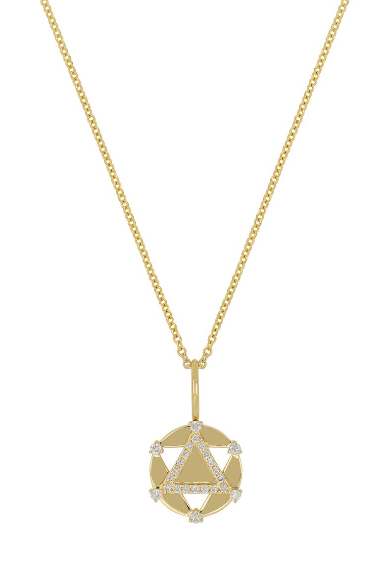 Liora 18k Gold Diamond Pendant Necklace, Main, color, 18K YELLOW GOLD