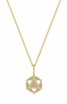 Liora 18k Gold Diamond Pendant Necklace