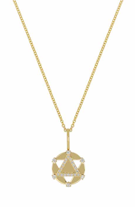 Liora 18k Gold Diamond Pendant Necklace