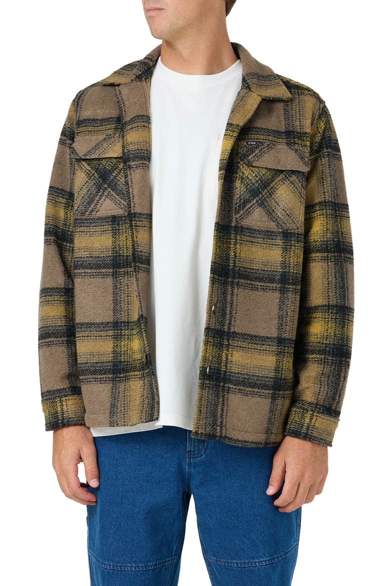 OG Lux Plaid Shirt Jacket, Main, color, TWILL