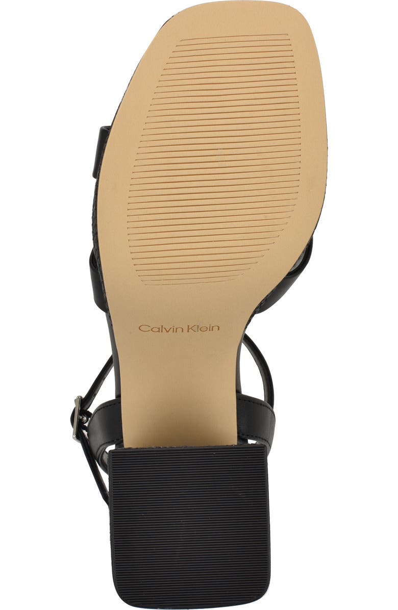 Calvin Klein Drancy 2 Ankle Strap Sandal, Alternate, color, Black
