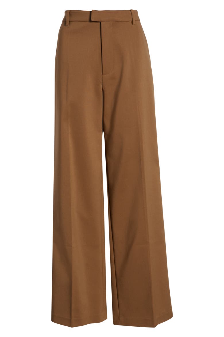 Wide Leg Trousers, Alternate, color, SEPIA