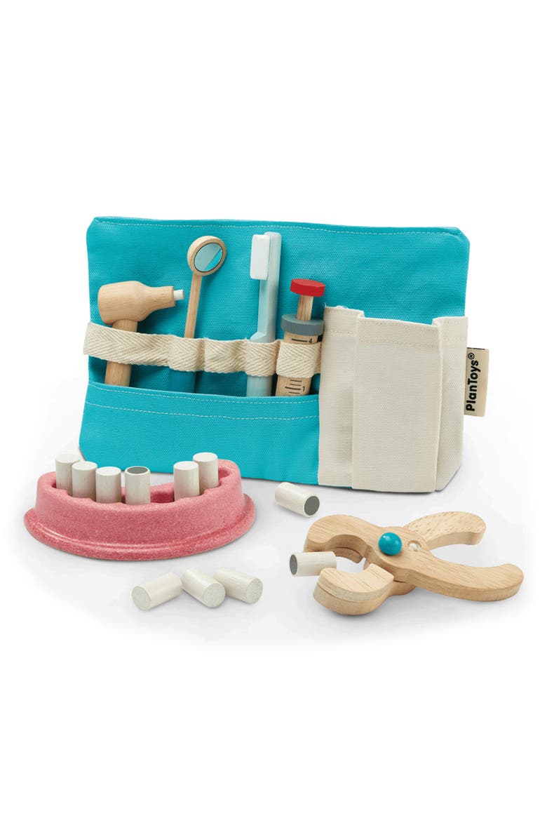 PlanToys<sup>®</sup> 13-Piece Dentist Set, Main, color, Multi