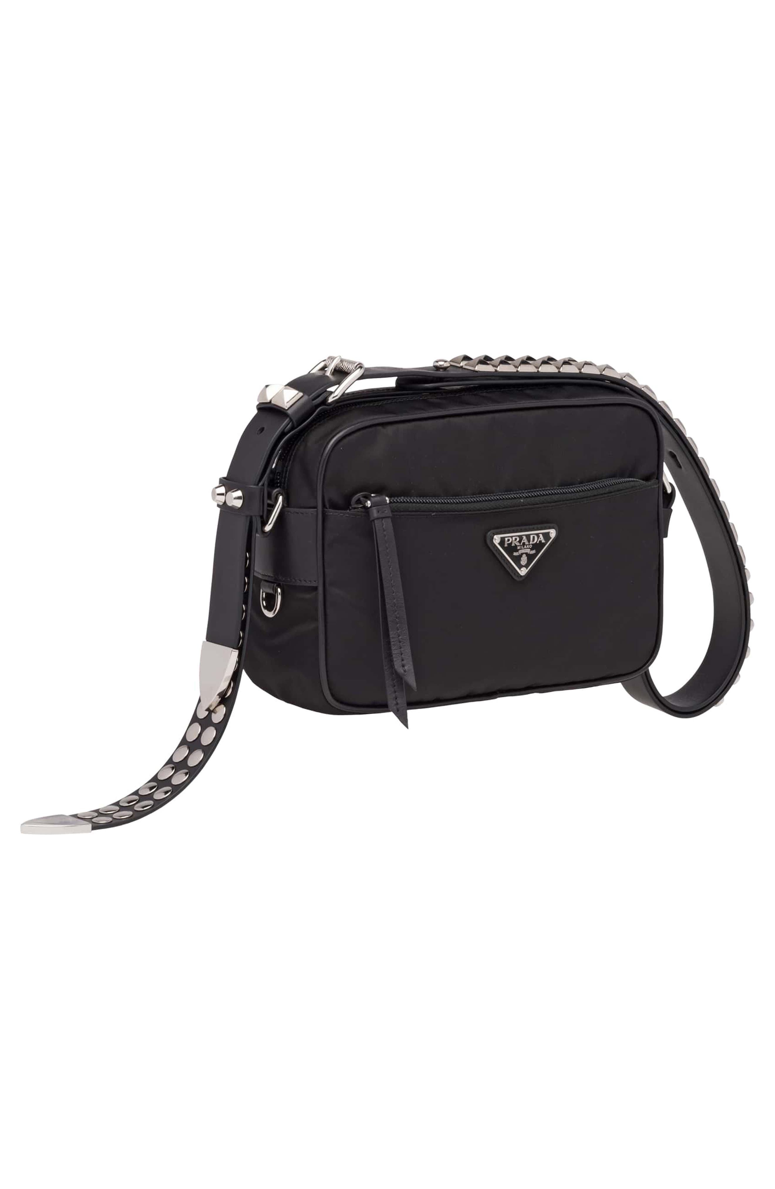 Prada Small Nylon Camera Bag, Alternate, color, 