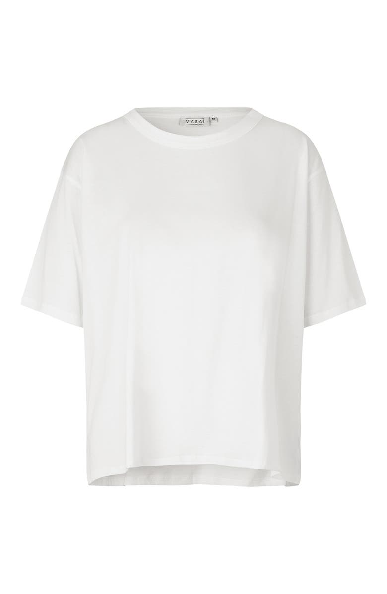 Masai Copenhagen MaDoreann Short Sleeve Crew Neck T-Shirt, Alternate, color, White