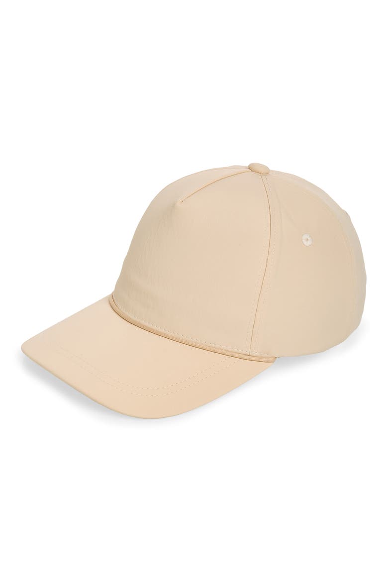 Cord Trim Baseball Cap, Main, color, SAND