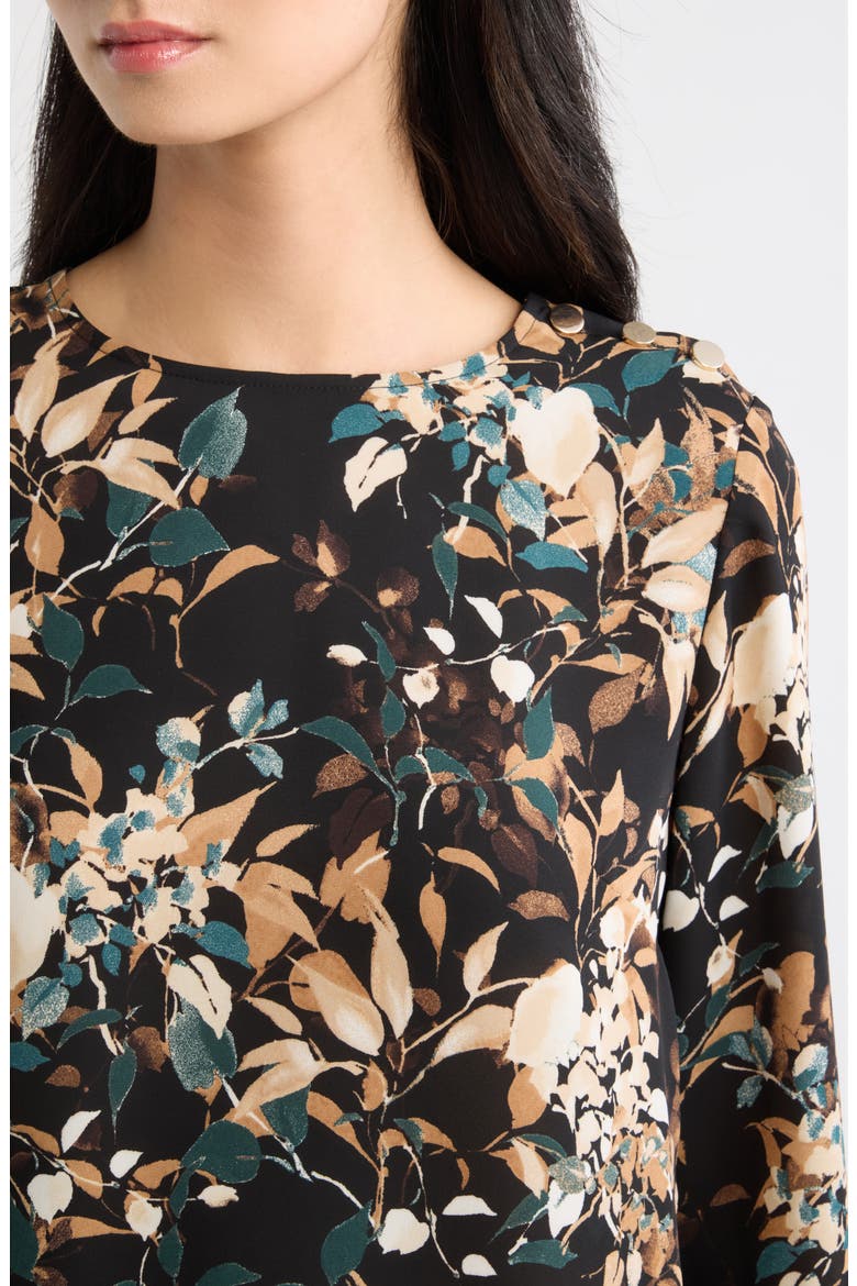 Clean Front Utility Top, Alternate, color, ANNE BLACK/ TREELINE MULTI