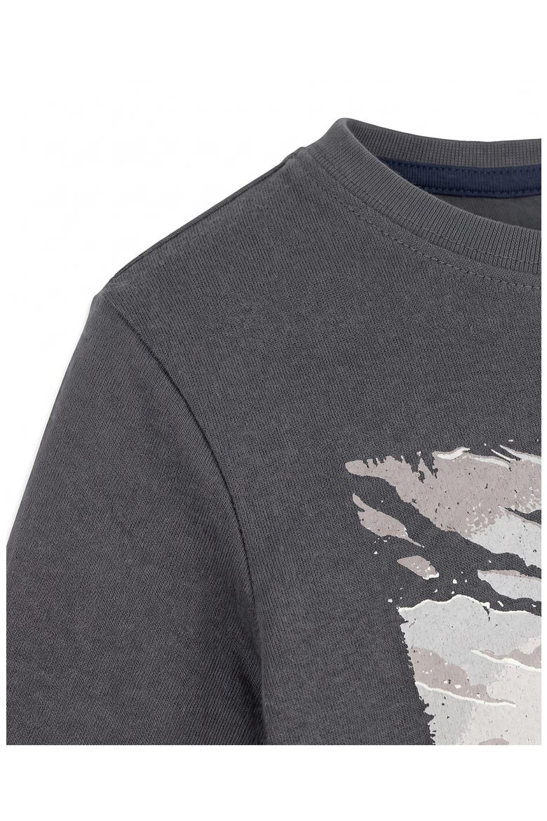 Kids' Graphic Long Sleeve T-Shirt, Alternate, color, DARK GREY