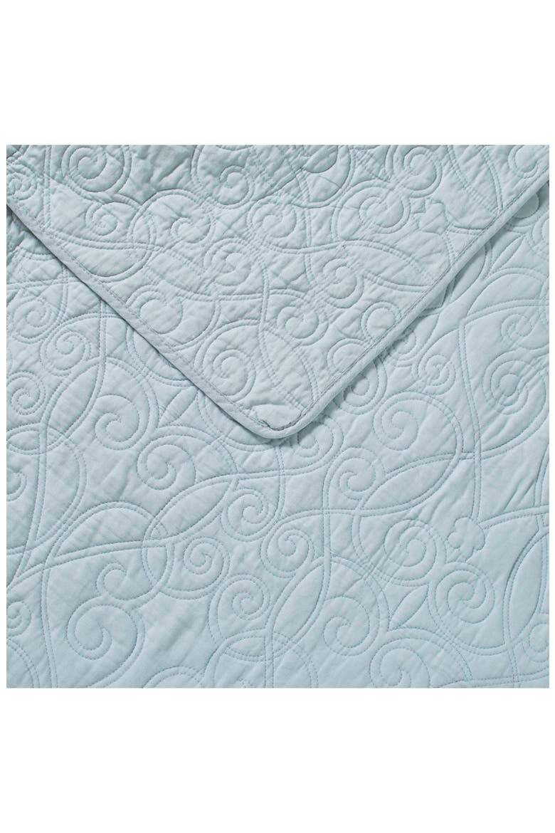 Felicity Pastel Grey Quilt Set, Alternate, color, BREEZE BLUE