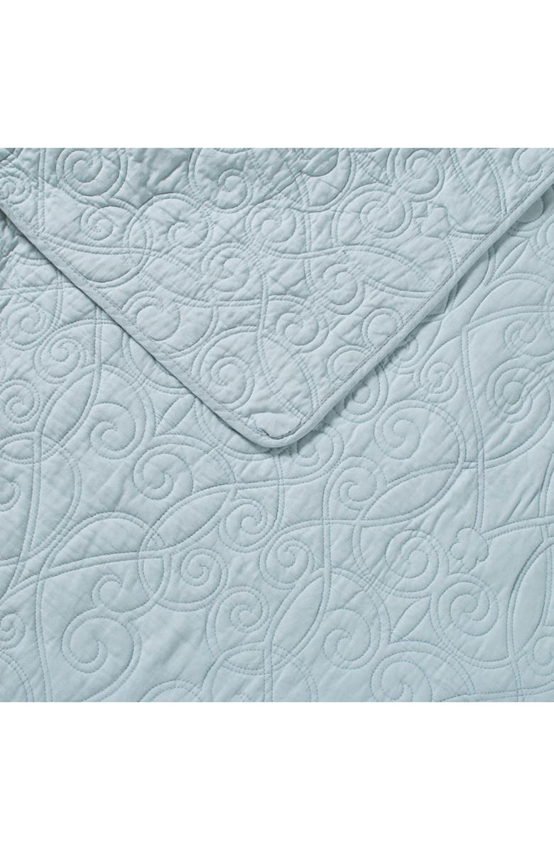 Laura Ashley Felicity Breeze Twin Quilt & Sham Set, Alternate, color, Blue