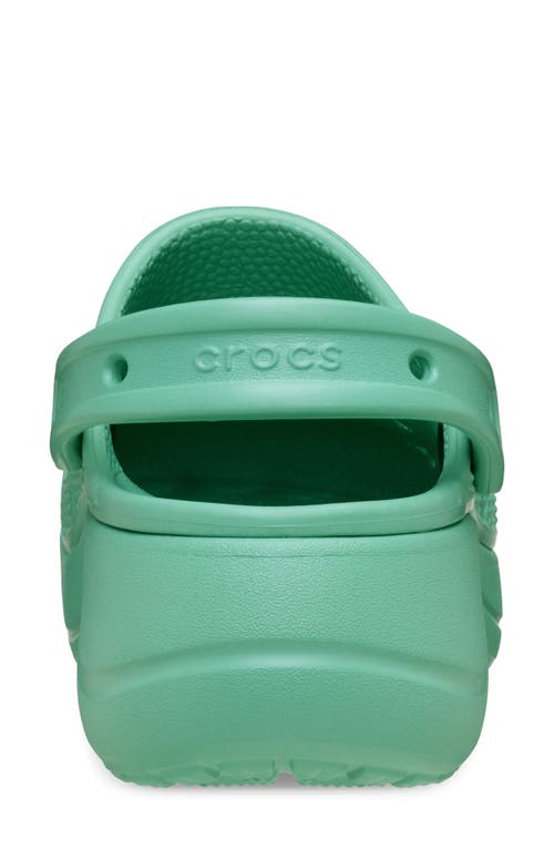Crocs Baya Platform Clog In Green