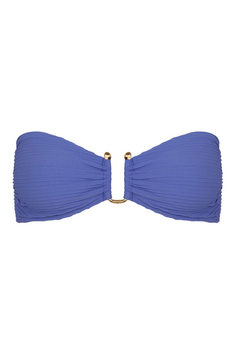 Jill Bandeau Bikini Top, Alternate, color, BLUE