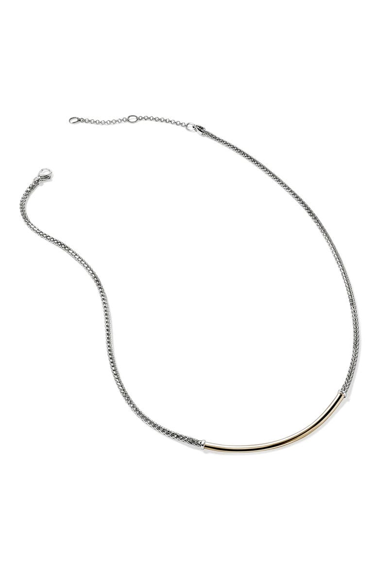 JH Essentials Necklace, 2.5mm, Alternate, color, SILVER/ GOLD