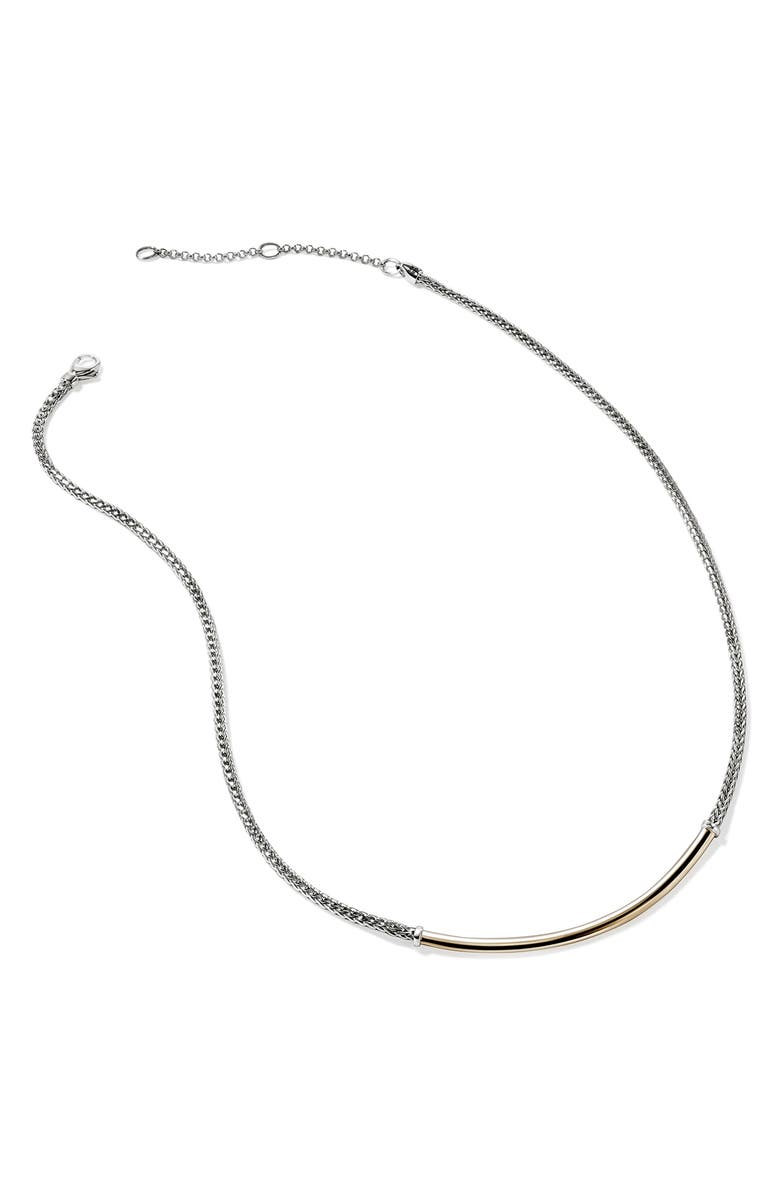 John Hardy JH Essentials Necklace, 2.5mm, Alternate, color, Silver/ Gold