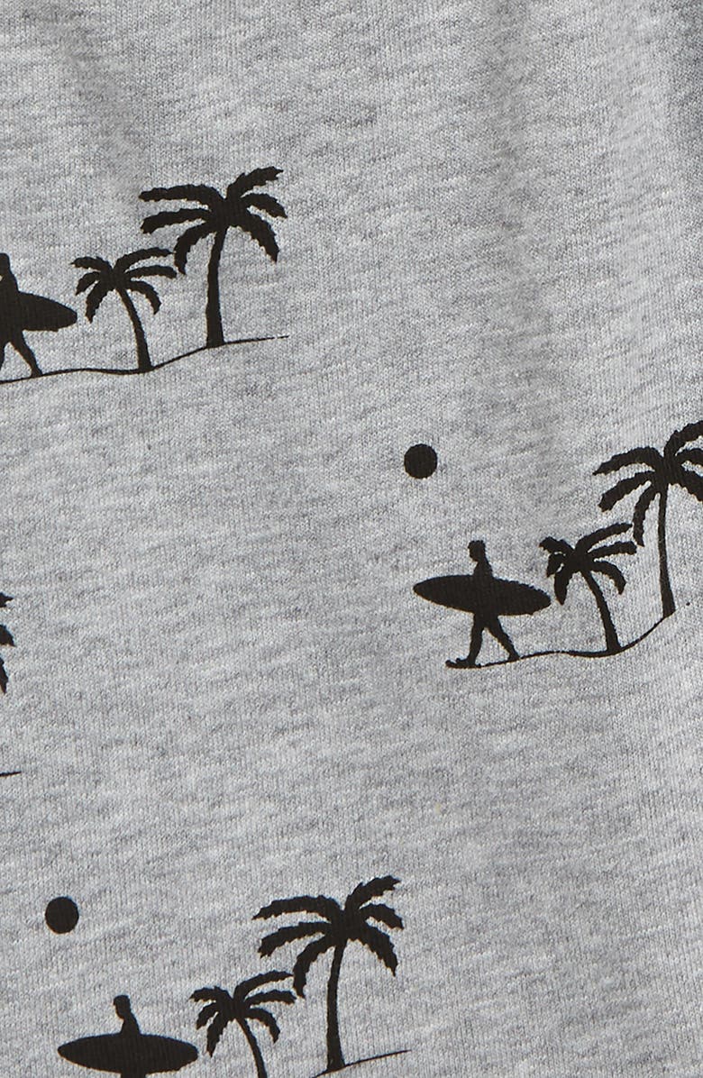 TINY TRIBE Palm Print Shorts, Alternate, color, 