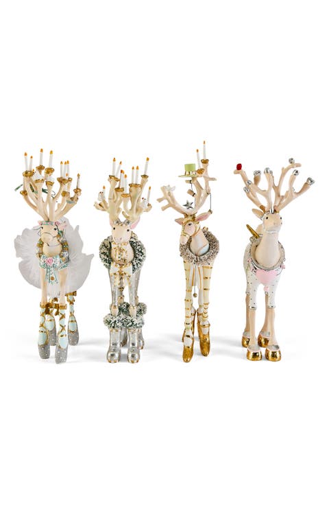 Patience Brewster Moonbeam Reindeer Ornaments