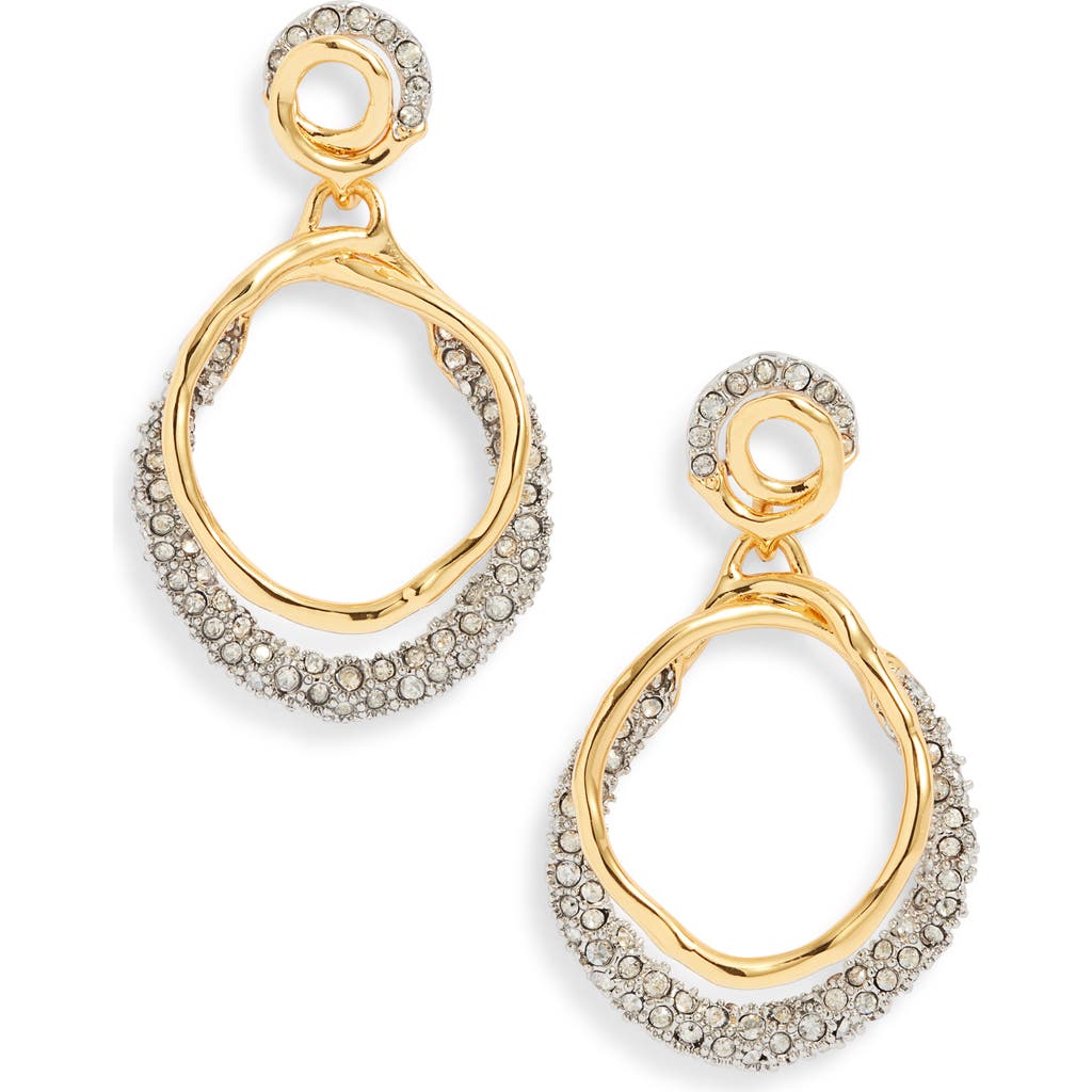 ALEXIS BITTAR ALEXIS BITTAR SOLANALES CRYSTAL ORBIT DROP EARRINGS