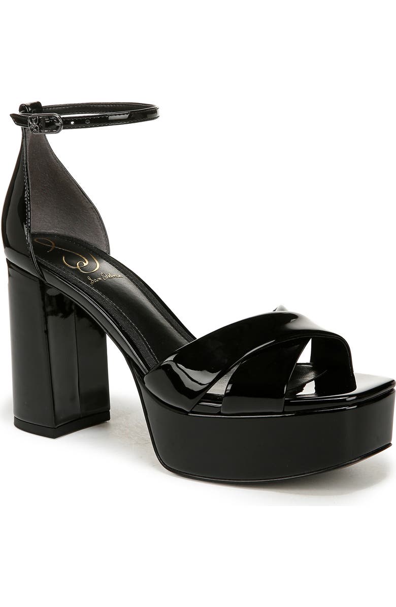 Sam Edelman Jullian Ankle Strap Platform Sandal, Main, color, Black