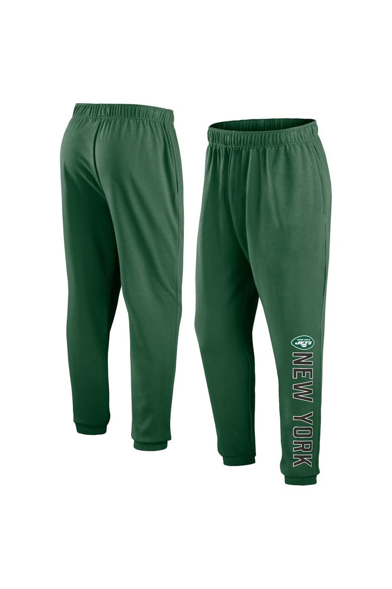 Men's Fanatics Branded Green New York Jets Big & Tall Chop Block Lounge Pants, Main, color, Green
