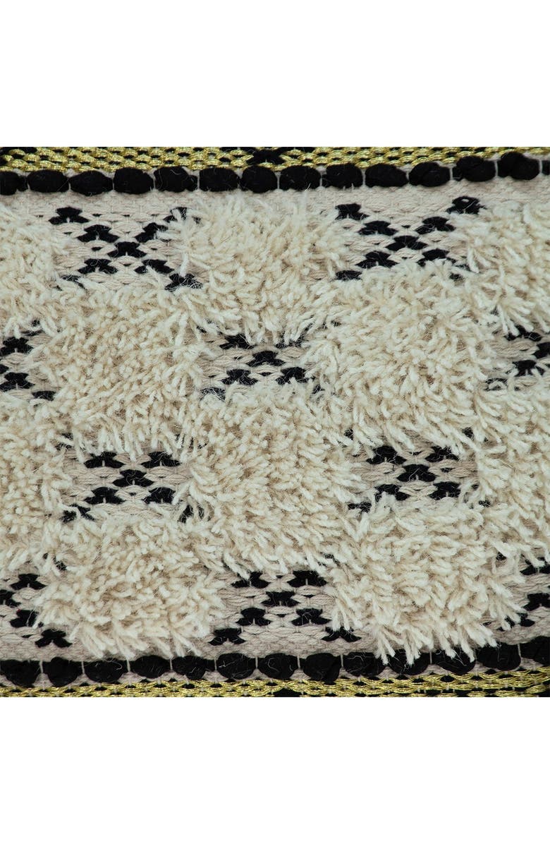 PARKLAND COLLECTION Leopold Transitional Ivory Throw Pillow, Alternate, color, Ivory