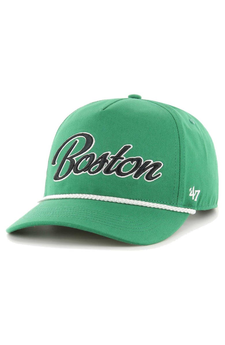'47 Men's '47 Kelly Green Boston Celtics Overhand Logo Hitch Adjustable Hat, Alternate, color,