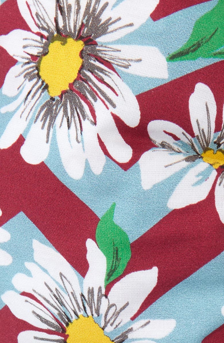 Missoni Zigzag & Daisy Print Scarf Face Mask, Alternate, color, 