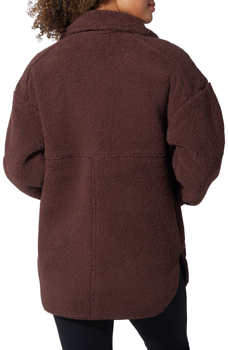 YOGALICIOUS Arctic Avenue Faux Shearling Jacket, Alternate, color, Classic Brown