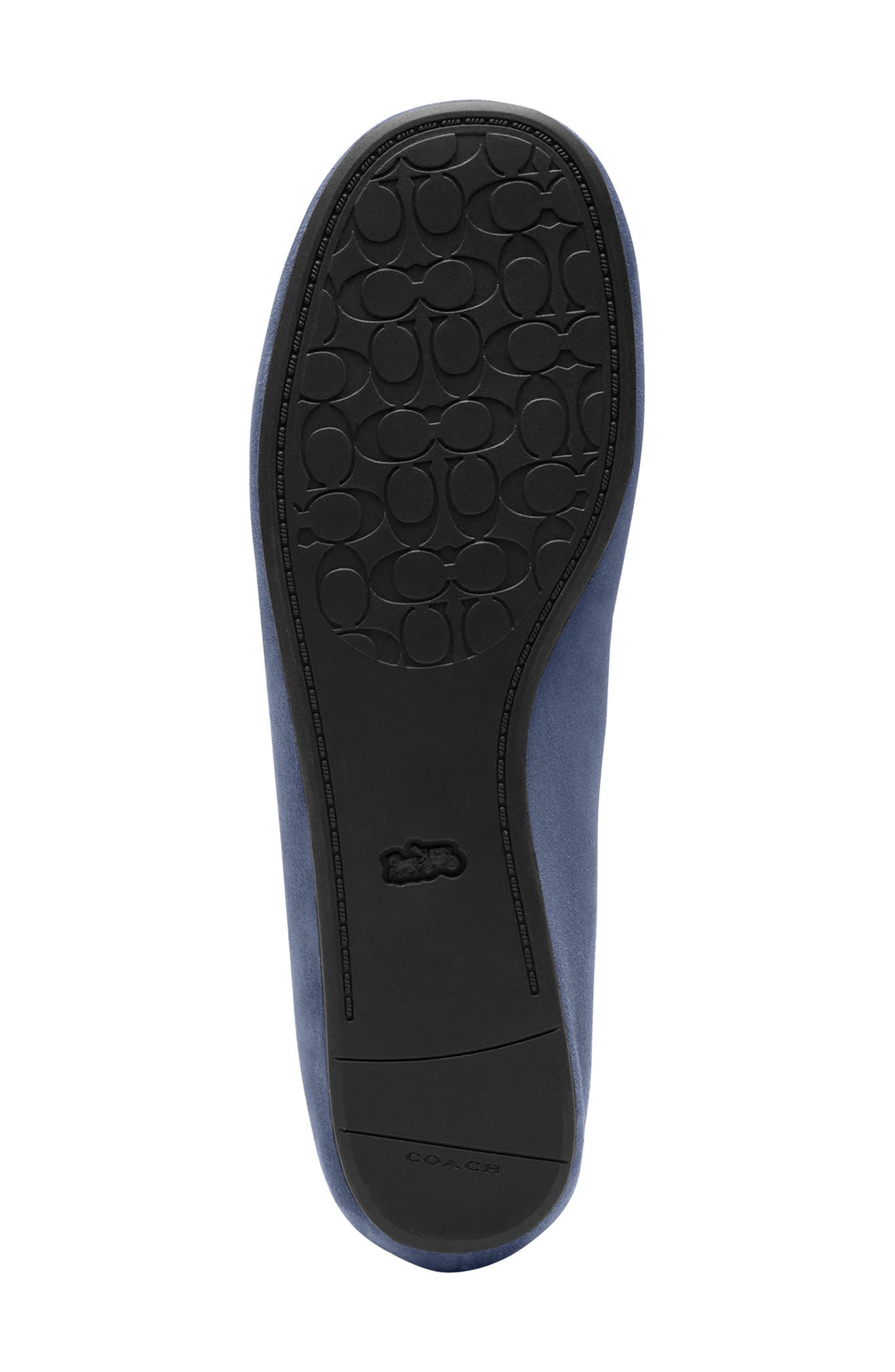COACH Houston Ballet Flat, Alternate, color, Light Denim