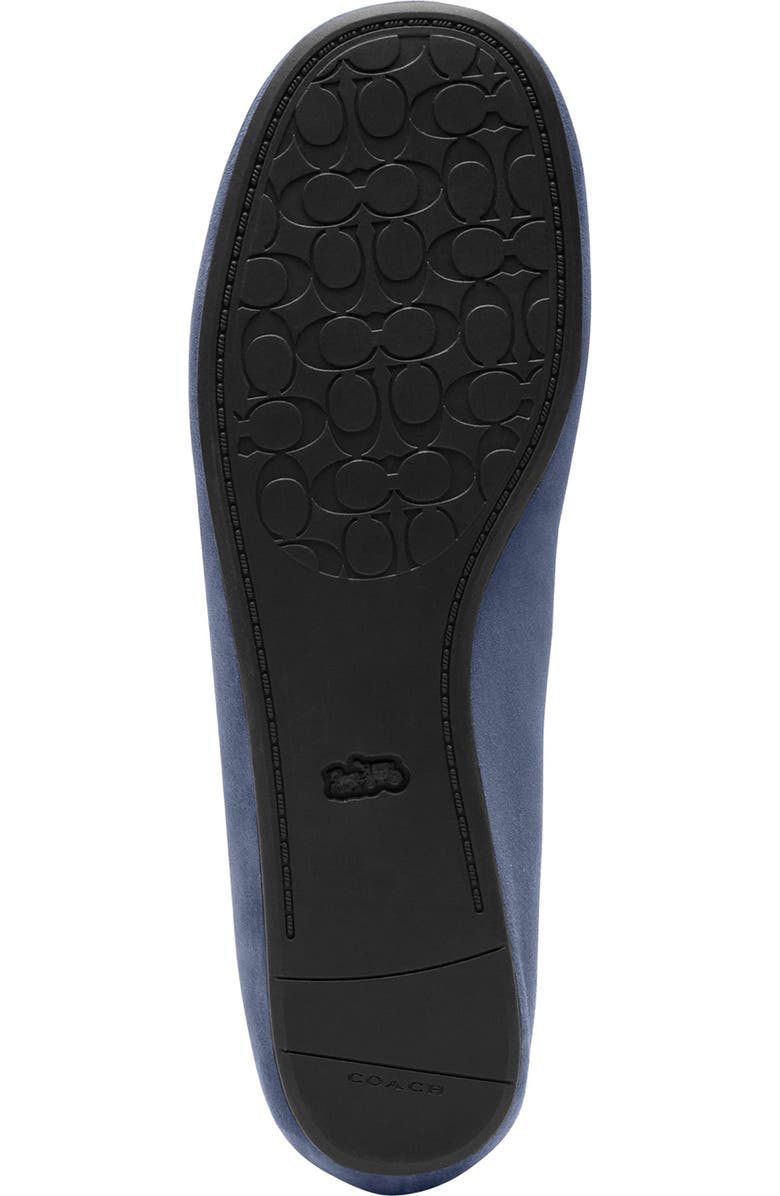 COACH Houston Ballet Flat, Alternate, color, Light Denim