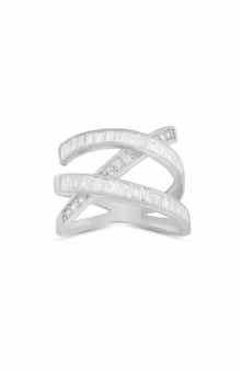 Queen Jewels Cubic Zirconia Highway Statement Ring