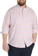 Oak Hill by DXL Big & Tall Plaid Tech Sport Shirt