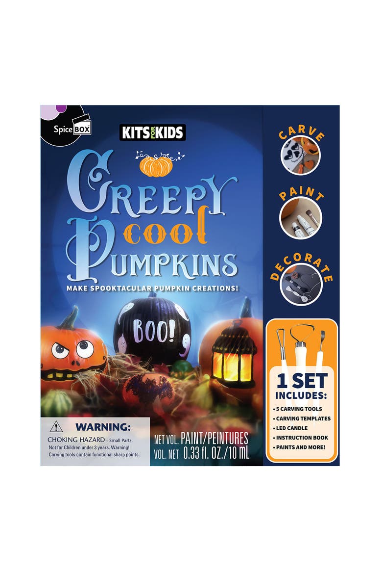 Creepy Cool Pumpkins Kit, Alternate, color, Multicolored