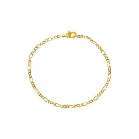 ブレスレット Brass Heavy Strap Link Chain Bracelet / Cuff Chunky Bracelet, Solid Brass Metal Bracelet, Chain Bracelet