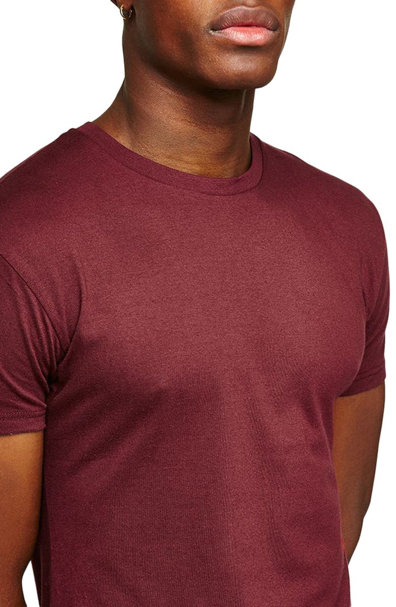 Topman Muscle Fit Longline T-Shirt, Alternate, color,