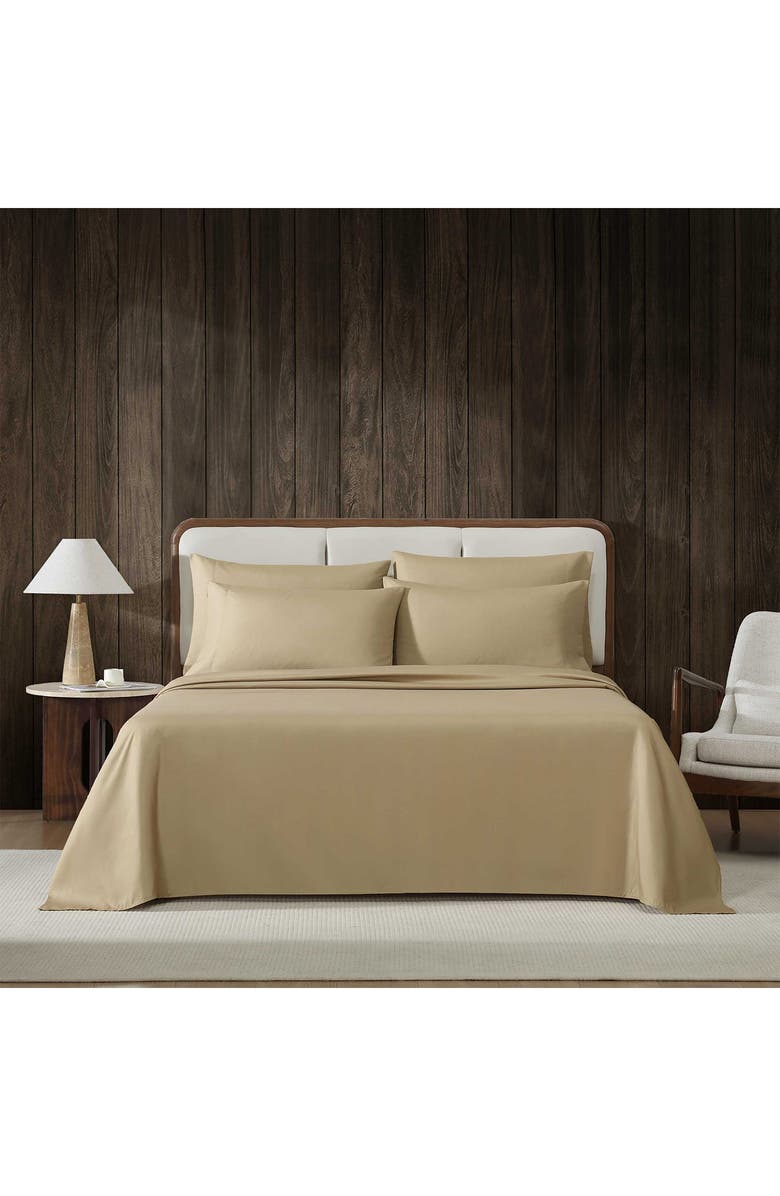 Eddie Bauer Logan Dark Beige Cotton King Sheet Set, Alternate, color, Dark Beige