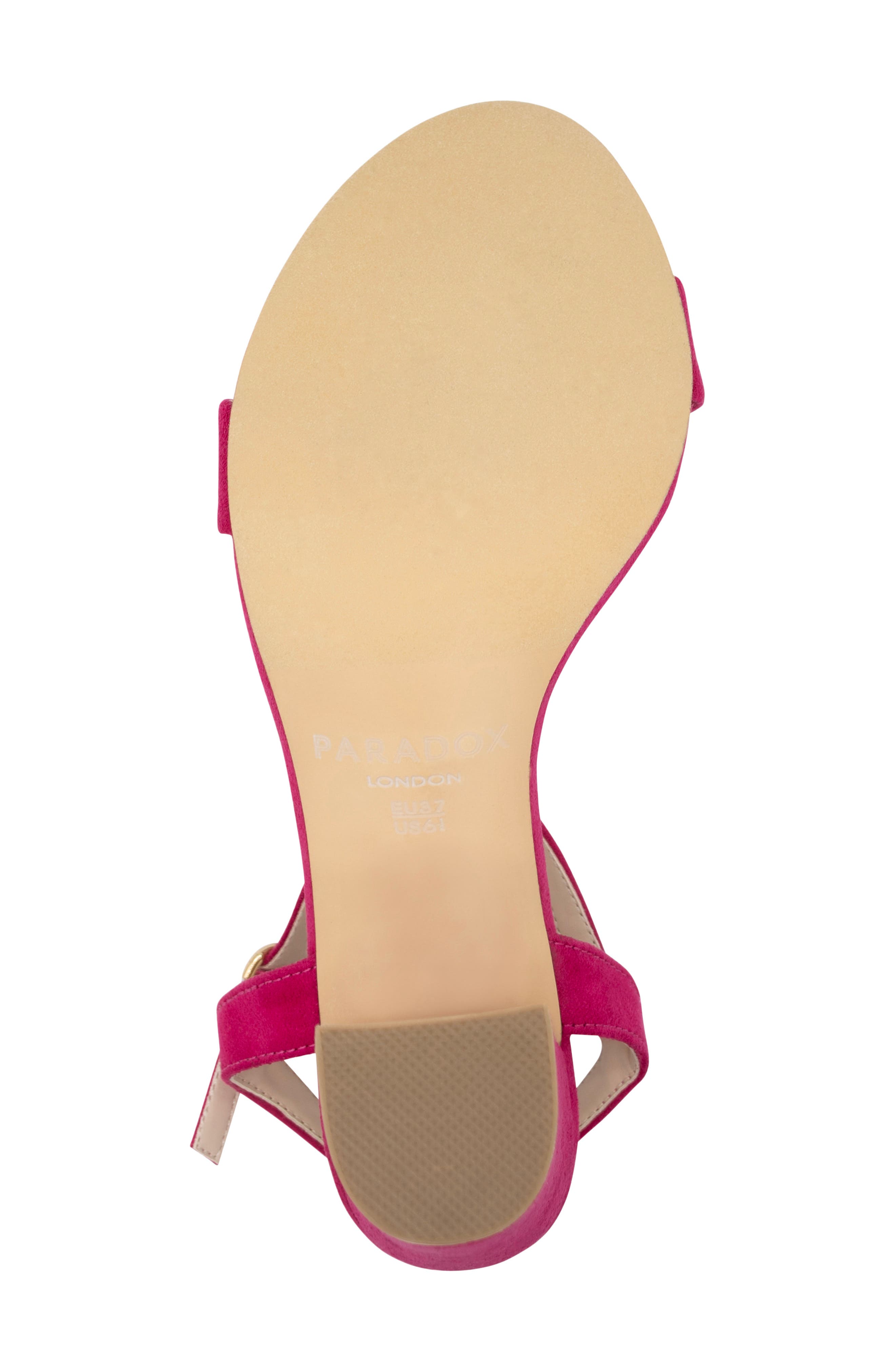 Harmonia Ankle Strap Sandal, Alternate, color, FUCHSIA