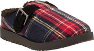 Revitalign Gift Plaid Faux Shearling Lined Slipper