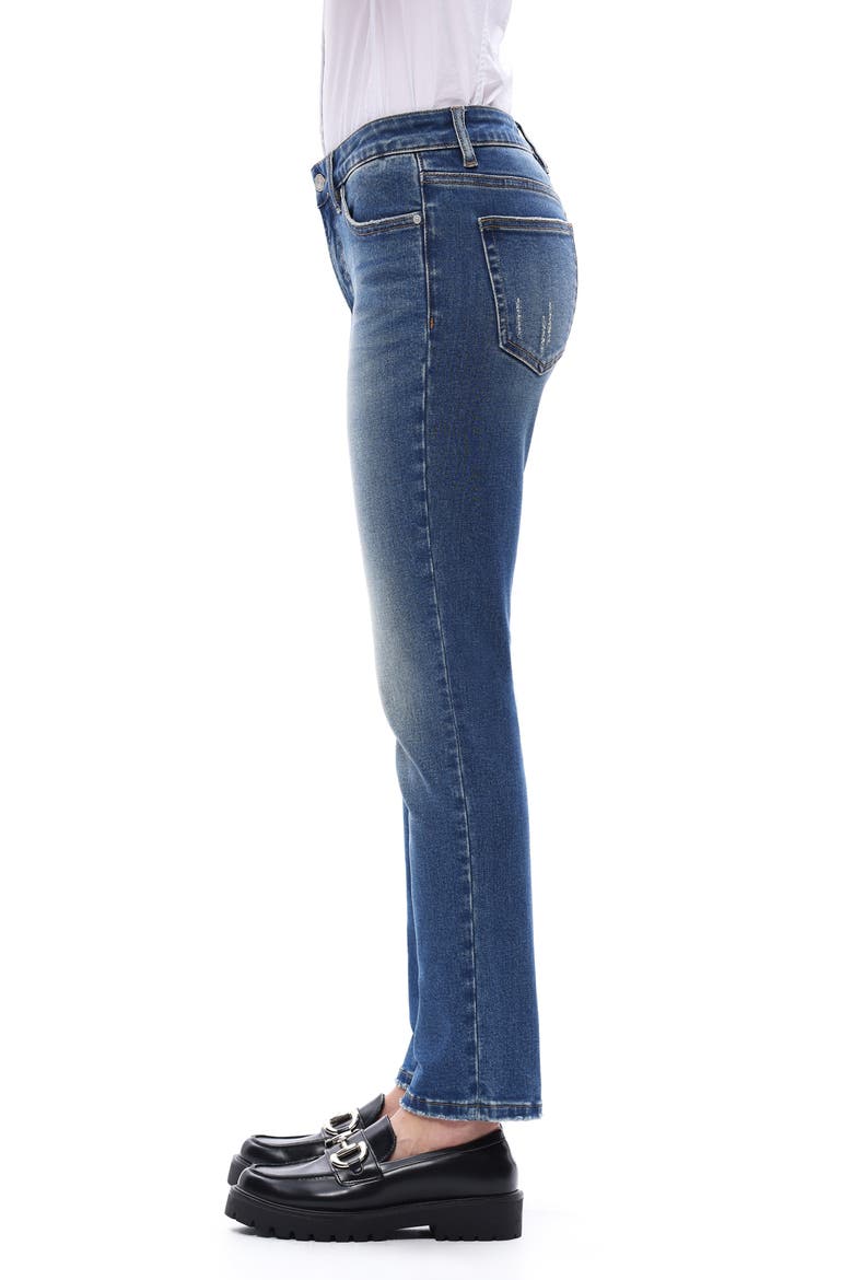 Mid Rise Ankle Slim Jeans, Alternate, color, VINTAGE MEDIUM BLUE