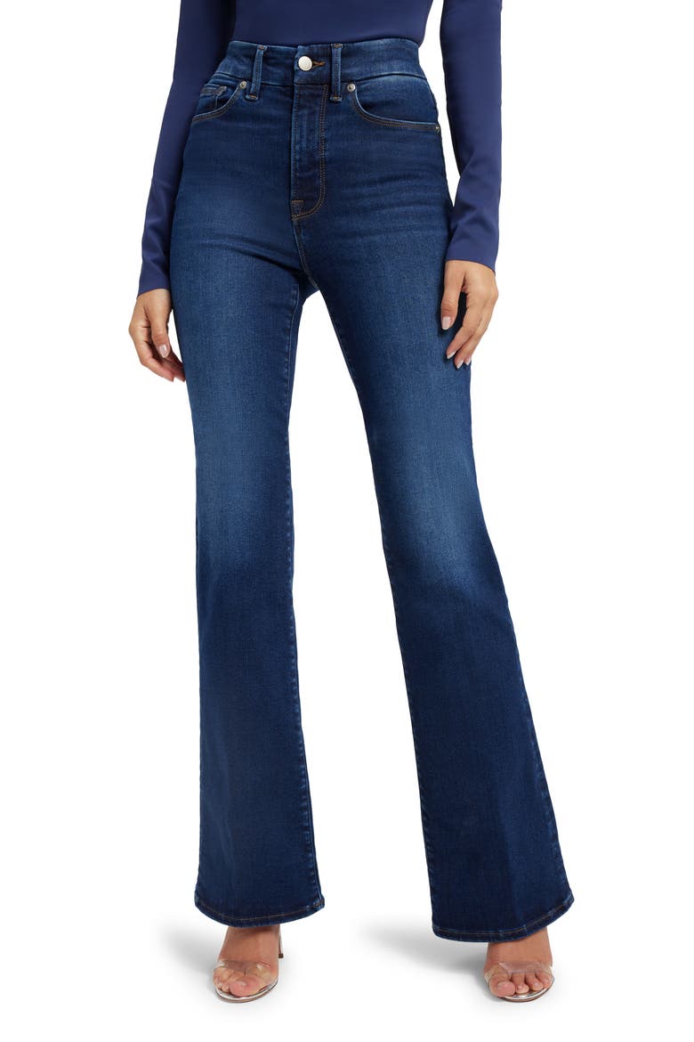 Always Fits Good Classic High Waist Bootcut Jeans, Main, color, INDIGO446