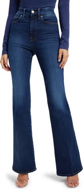 Good American Always Fits Good Classic High Waist Bootcut Jeans